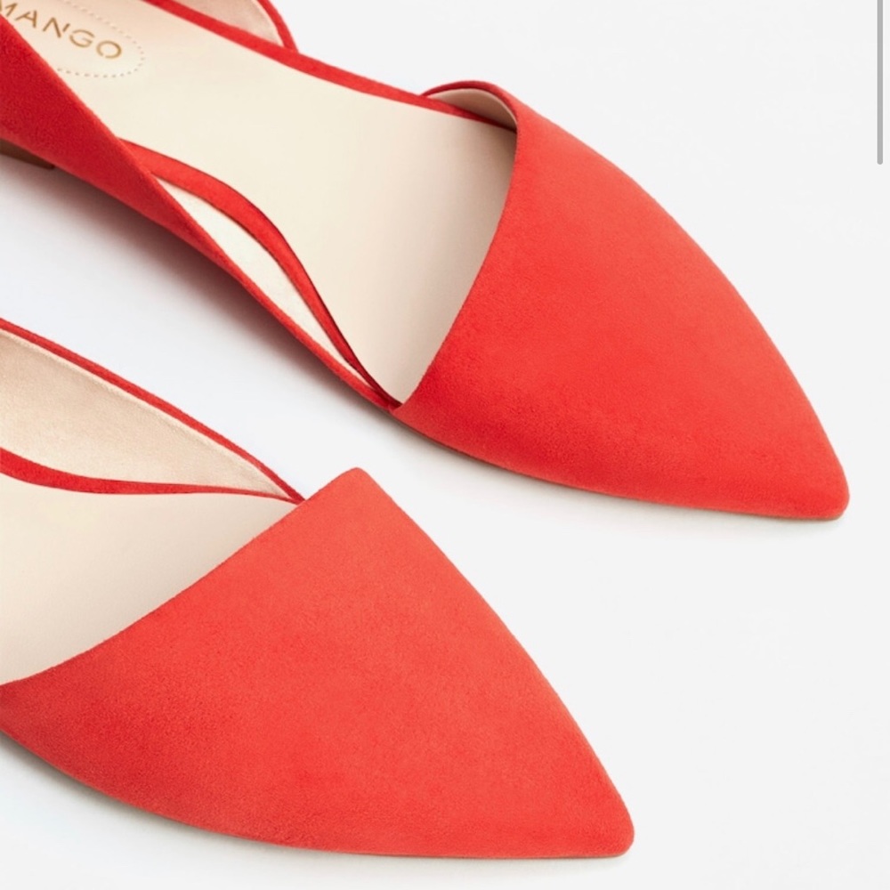Mango pointed flats
